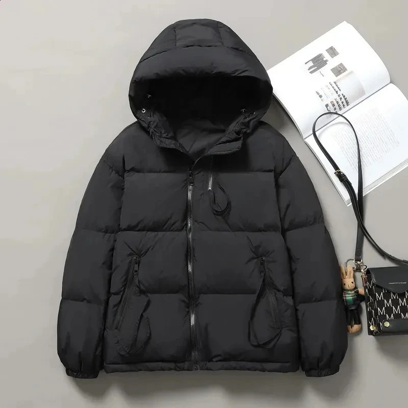 Women Jacket Autumn Winter Parkas Female Down Cotton Coat Femme Casual Short Warm Basic Outerwear Ladies Tops Overcoat 250827