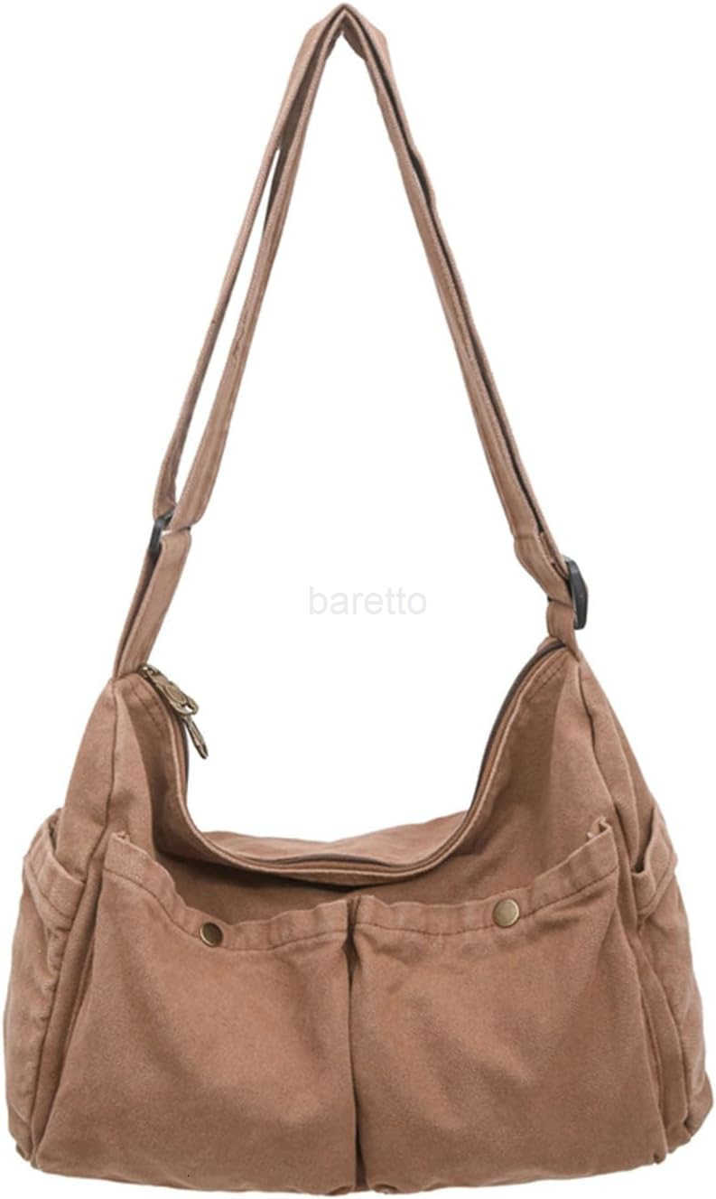 senger Bag Cute Crossbody Tote Bag Shoulder for Women Men for School Aesthetic Hobo with Multiple Pockets M250828