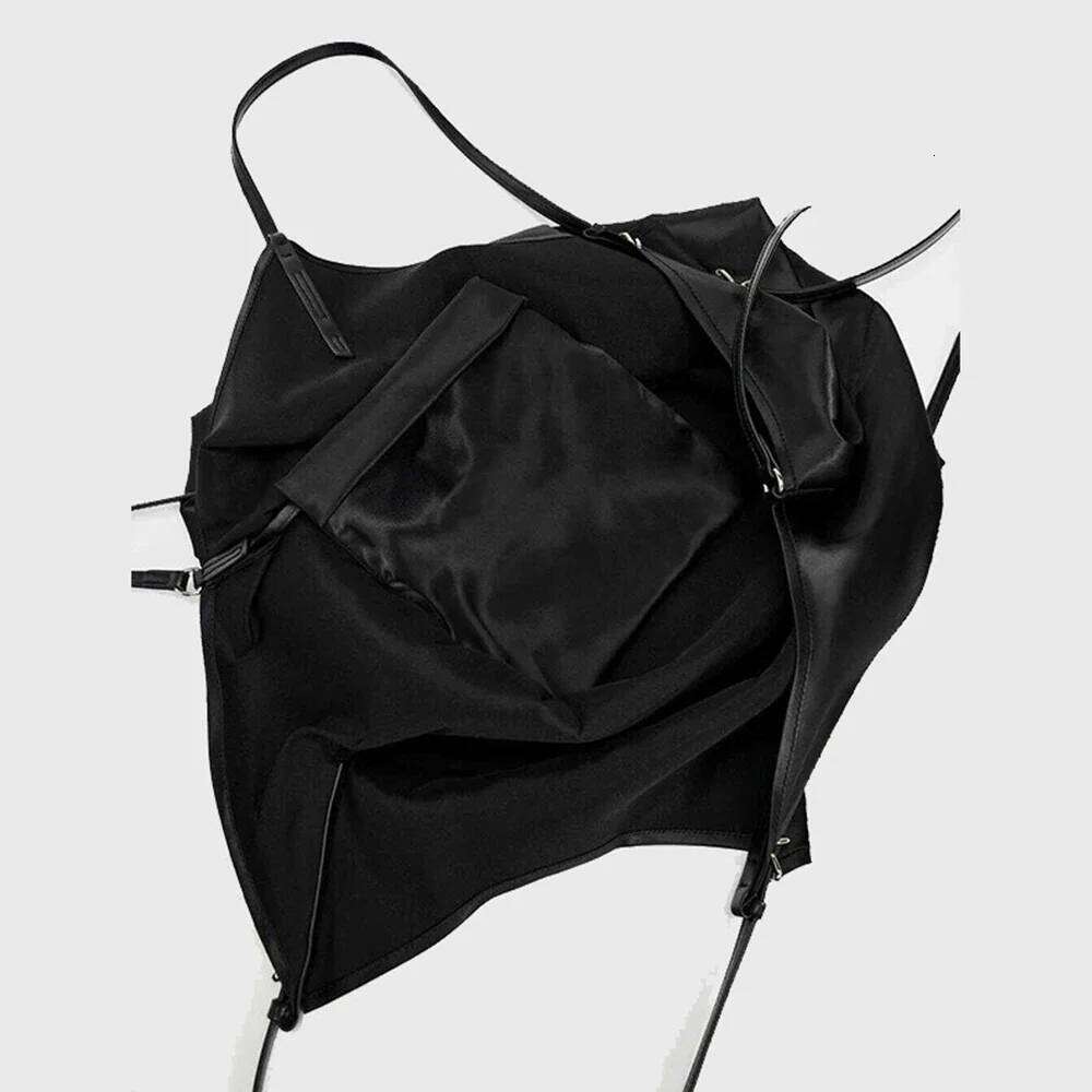 Oversize Satin Tote Bags For Soft Silk Shoulder Designer Black Handbags Large Shopper Purses 2024 New Women Bag