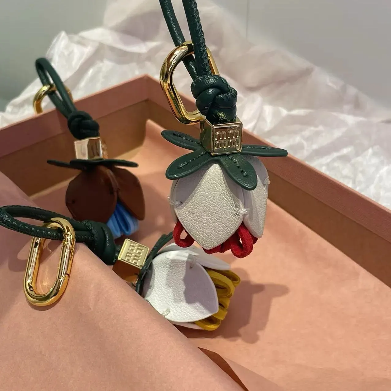 Keychains Lanyards MU bag charms designer Woven Rope Bag Chain Pendant Decoration DIY High-end Adjustable Small Accessories Fashionable Temperament dhgate