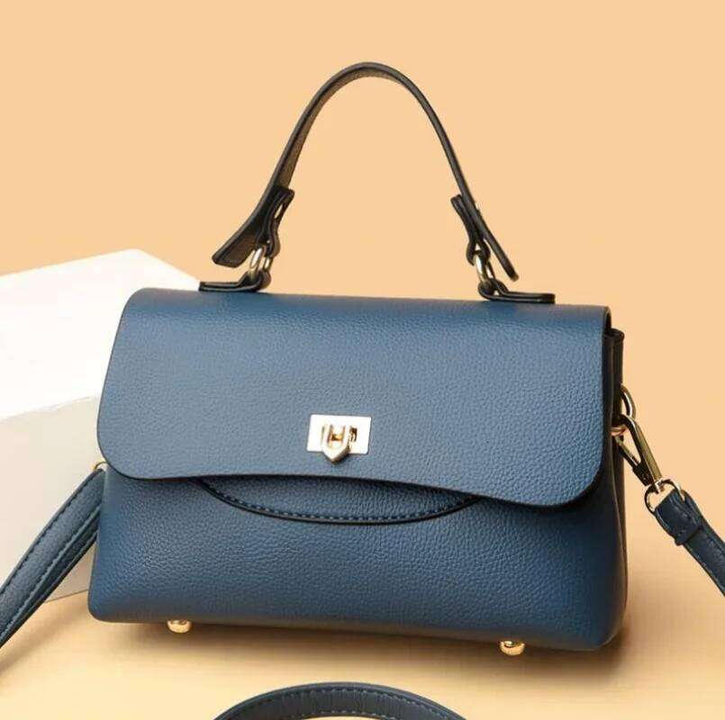 Large Capacity Multilayer Shoulder Messenger Bag High Quality Leather Handbag Women Designer Crossbody Sac Female Tote