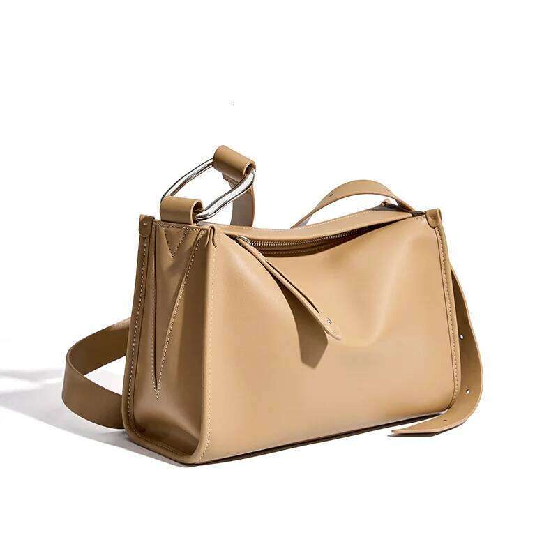 2023 Fashion Design Women's Shoulder Bag Cowhide Tote Handbag For Ladies Female Large Capacity Crossbody Messenger Pack