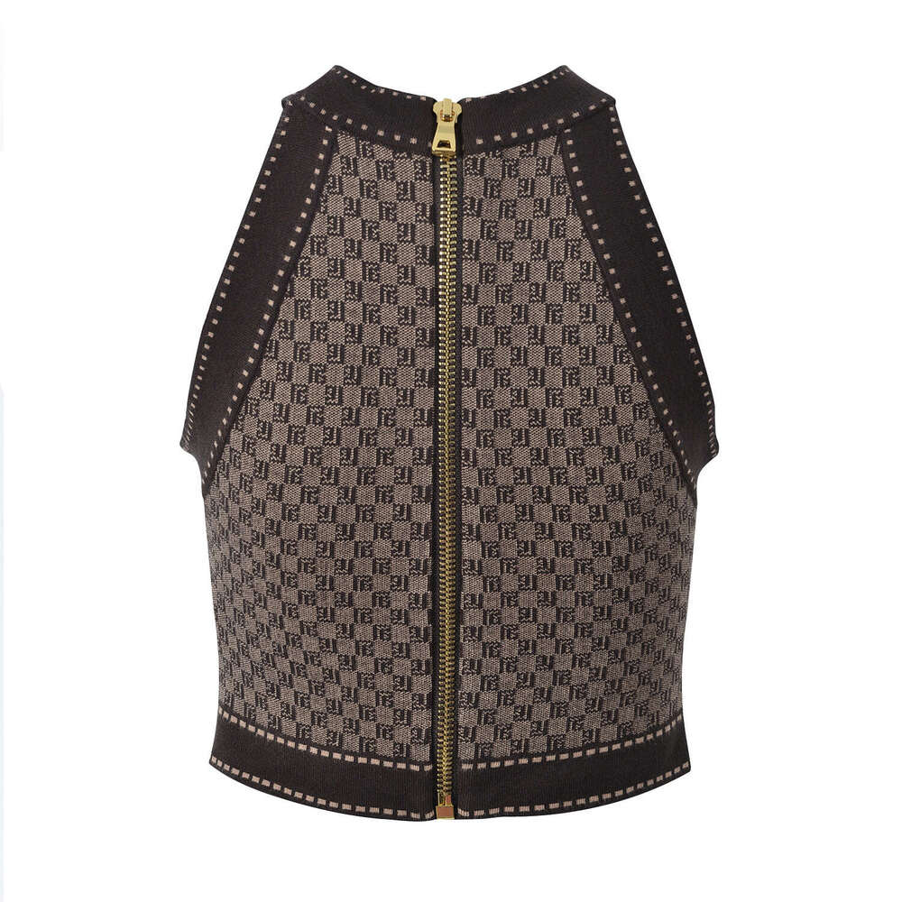 2024 Summer New Little Style Elegant Socialite Slim Fit Halter Neck Tank Top + Bodycon Skirt Set