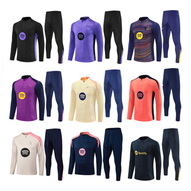 2025 2026 soccer TRACKSUIT LAMINE YAMAL soccer training suit 2025/26 Barce soccer tracksuit training suit men and kids SET tracksuit23