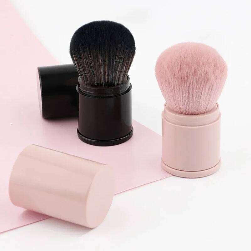 Quality Portable Mini Retractable Blush Soft Loose Powder Foundation Brush lti Functional Nail Beauty Makeup Tool X250828