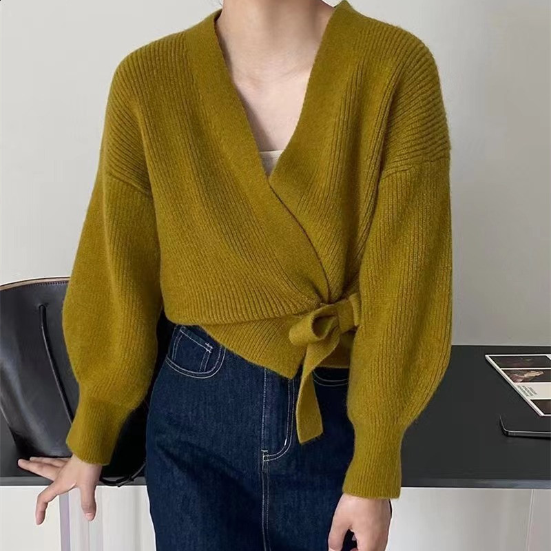 irregular cashmere sweater for women in autumn and winter high-end button with wool knitted cardigan fashionable knitted ultra-thin L065 241230