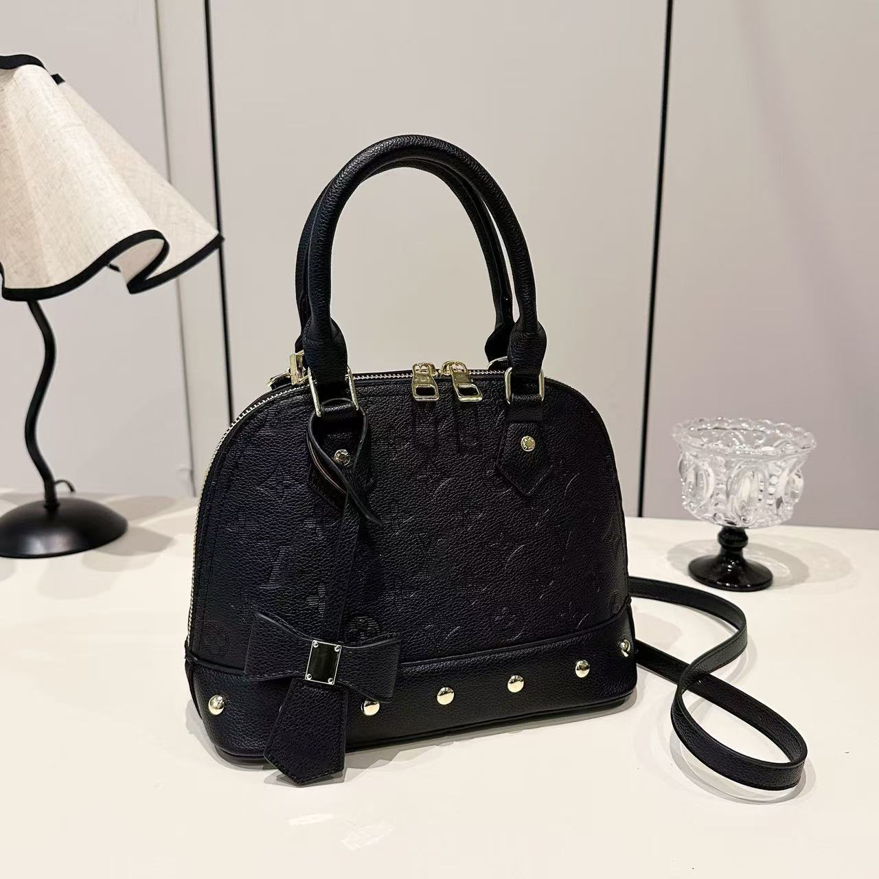 designer shoulder handbag high quality embossed eather women crossbody Classic shell evening lady clutch brown silver gold flower bag fashion
