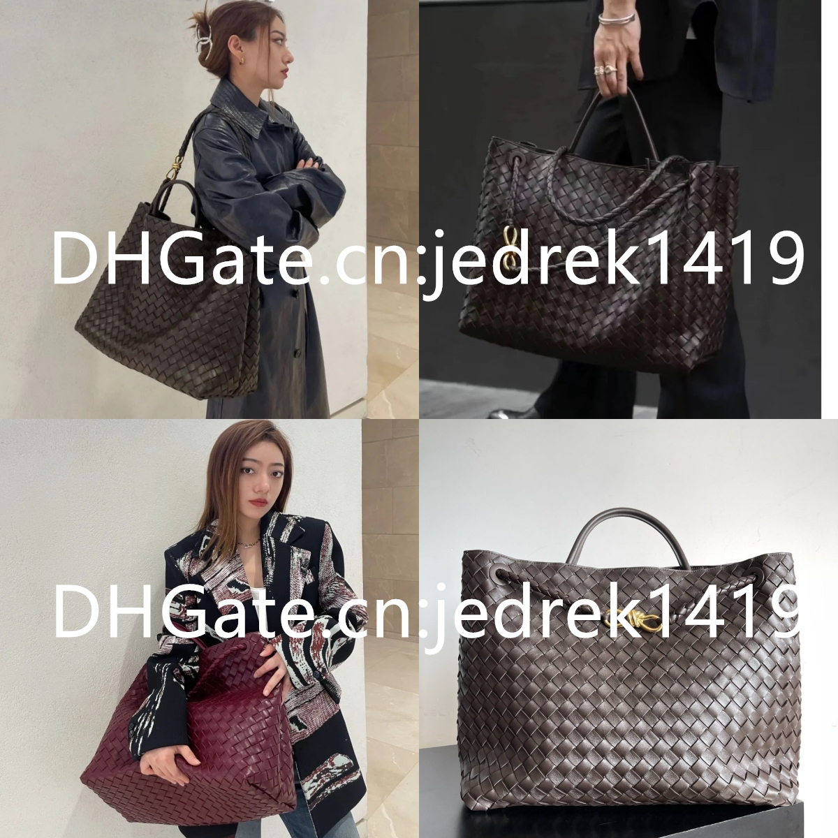 andiamo bag designer work bags Chocolate Brown luxury handbag 10a mirror quality suede computer shoulder bag designers woman travel Large shopping bag