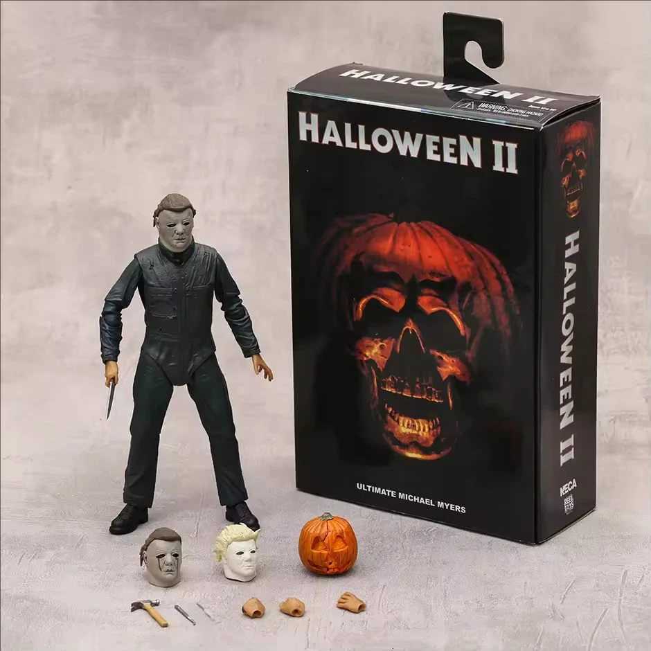 NECA Michael Myers Figure Pumpkin Halloween Ends Ultimate Action Figures Toy Christmas Gift Halloween Horror Decor Toys W250828