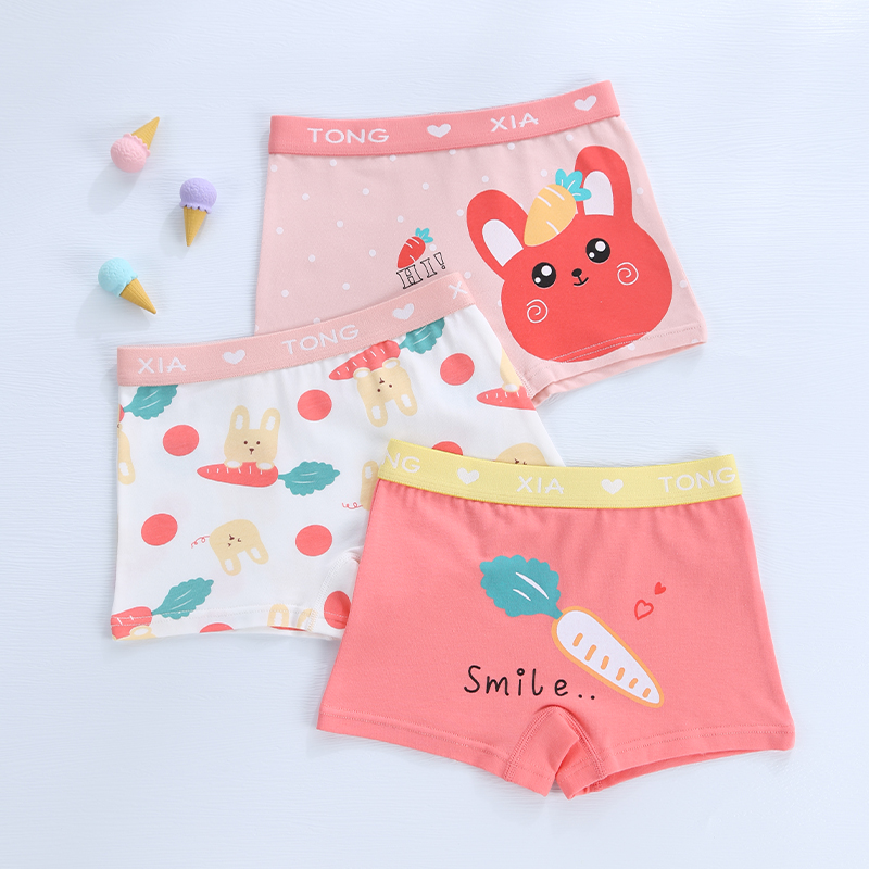 Breathable Kids' Short Pants Made of Soft Cotton with Built-in Microbial Guard Combination of 3 items - 207