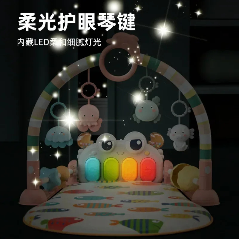 Baby Music Rack Play Mat Puzzle Carpet with Piano Keyboard Infant Playmat Gym Crawling Activity Rug Toys for 012 Months Gifts 250827