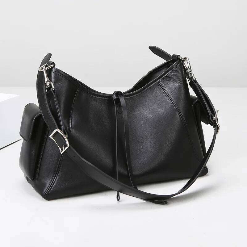 Fashionable Simple High-End Tote Bag With Large Capacity Versatile Texture And Elegant Single-Shoulder Women's Bags