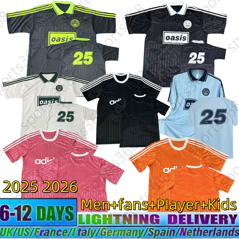 2025 26 Oasis Tour Jacquard Football Jersey Shirts Tri-leaf Retro Fontaines Dc Home Away Third Bohemians BLACK GUINNESS Soccer Jerseys 135th Anniversary Oasiss Live