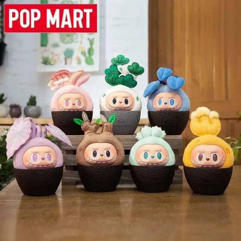 POP MART Labubu Mystery Naughty Plants Series Blind Box Bag Toys Doll Anime Figure Desktop Ornaments Collection Gift