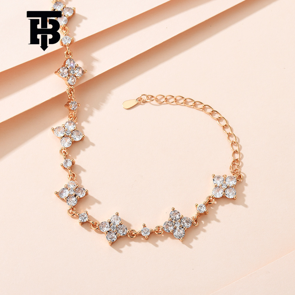 Free Shipping For New Designer Accessories Exquisite Zircon Women's Bracelet Light Luxury Sparkling Zircon Starburst High-end Niche Bracelet Jewe
