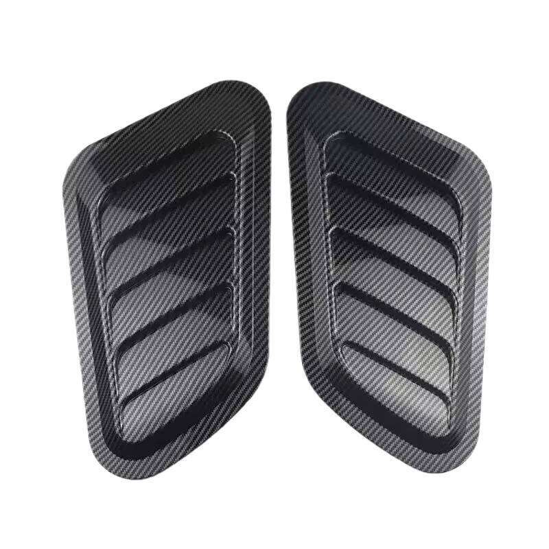 Cross-Border Applicable Carbon Fiber Inlet hine Modified Exterior Accessories Decorative Hood Fake Air Outlet for-NO02