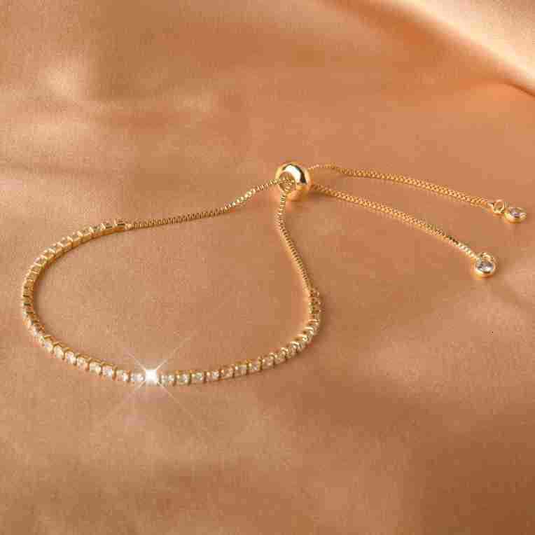 with Positioning Beads, Shiny Light Zircon Inlaid Versatile Bracelet