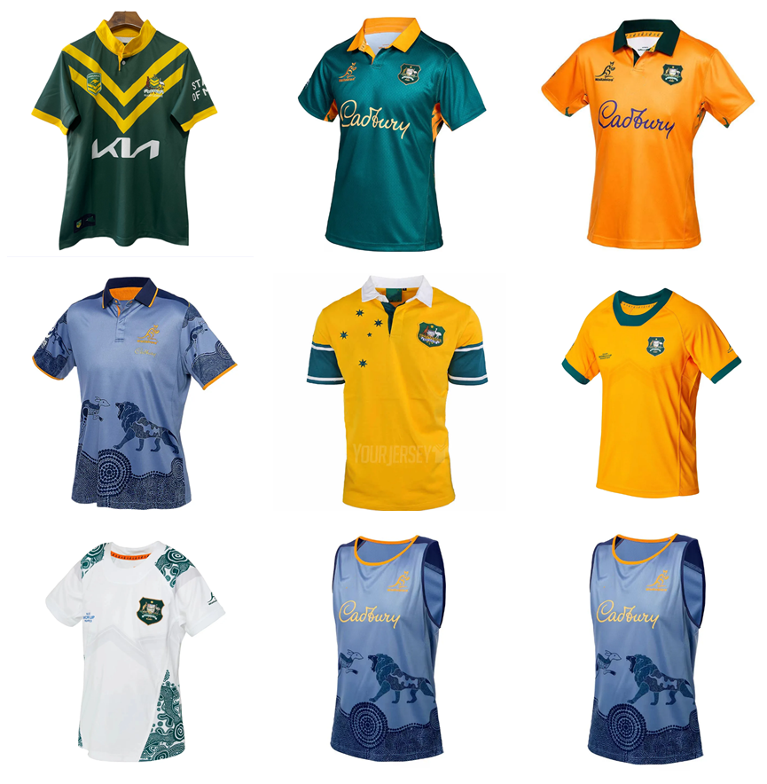 S-5XL 20025 2026 WALLABIES INDIGENOUS Australian Rugby Jerseys Kangaroos 24 25 26 national team shirt Rugby Jersey
