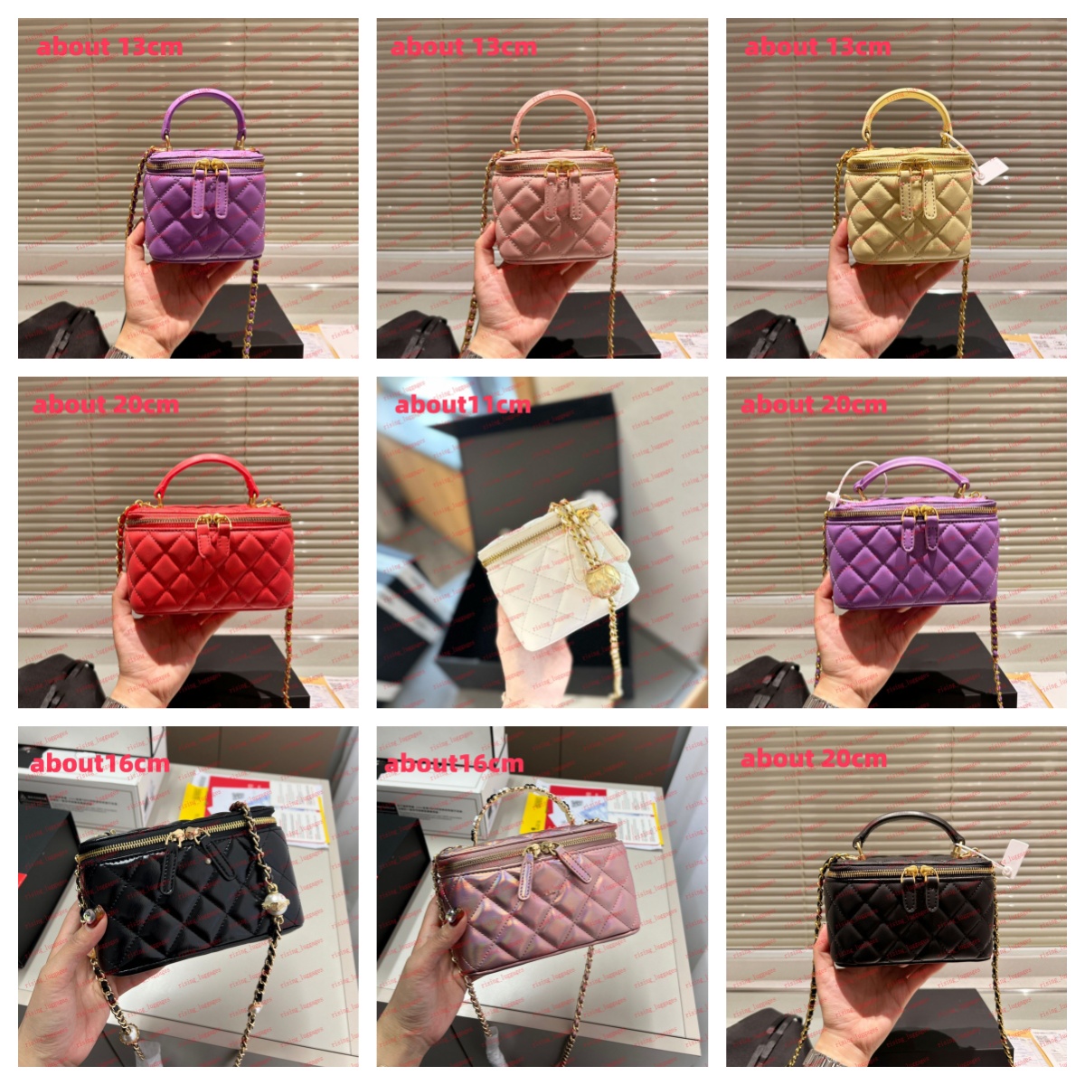 Makeup Box Bag Designer Sac Femmes Mini Sac cosmétique Cross Body Cuir Grand épaule Designer Cosmetic Makeup Sacs Mini Burse