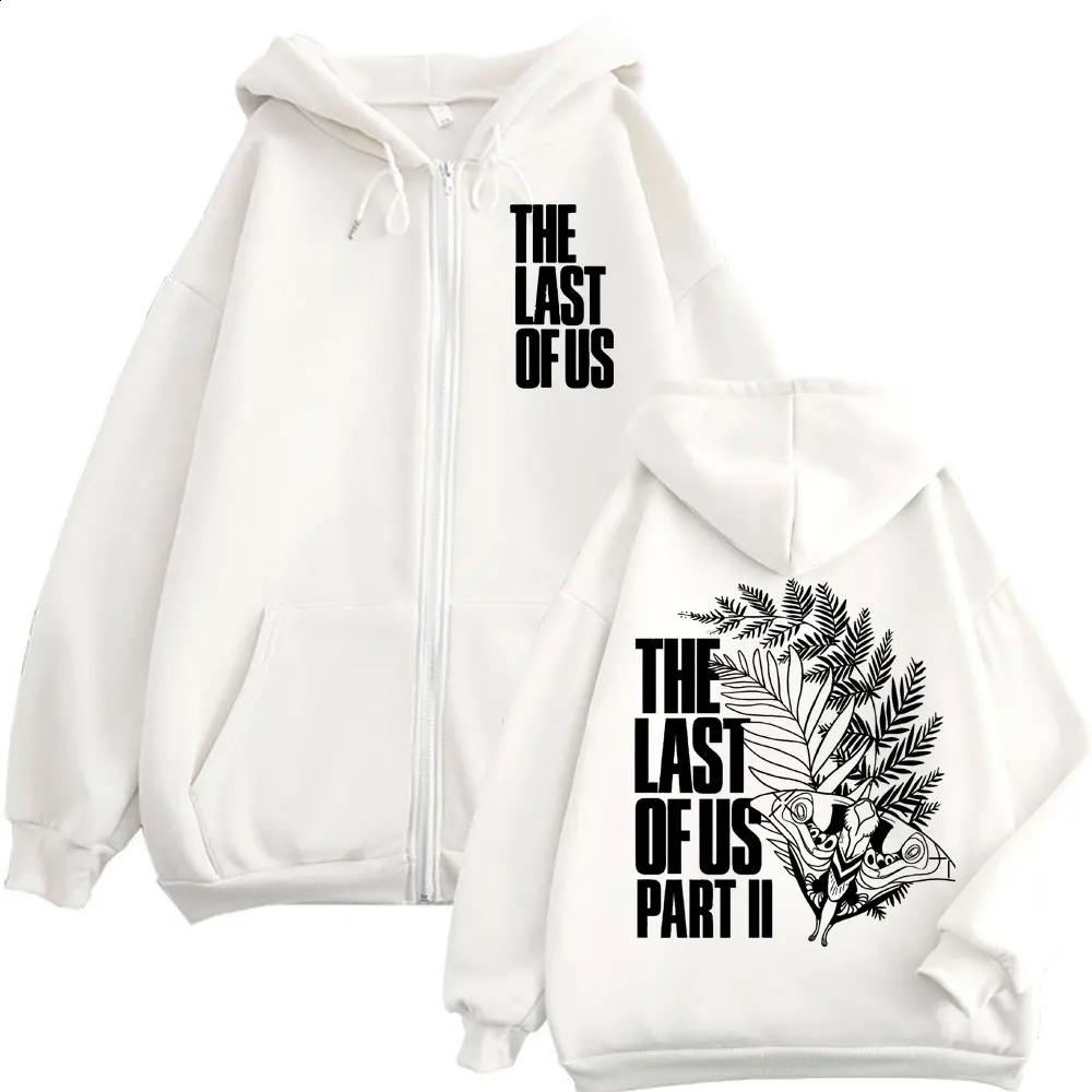 The Last of Us TV Series Print Zipper Hoodie Men Women High Quality Fashion Zip Up Sweatshirts Casual Oversized Fleece Pullovers 250818