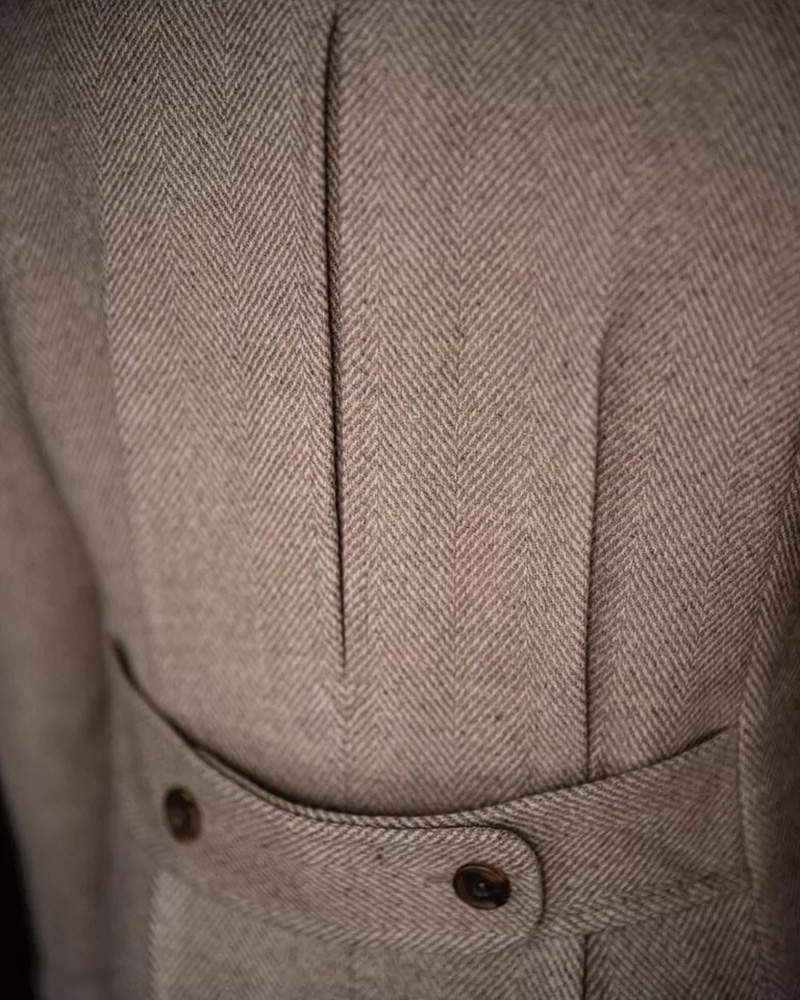 Classic Men Long Coat Wool Blends Notched Lapel Trench Coats Double Breasted Warm Jacket Plus Size Business Blazers Customized