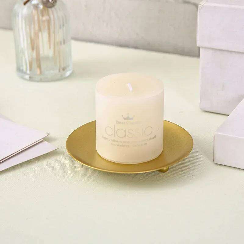 Iron Black Golden Gold Candle Holders for Wedding Festival Party Candlestick Holder Art Gift Home Decoration Accessories