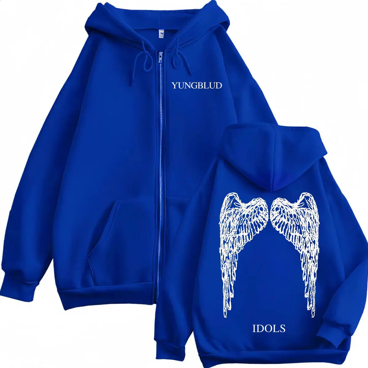 Yungblud 2025 Album Idols Merch Zipper Hoodies Men Women Rock Hip Hop Zip Up Sweatshirts Fashion Casual Oversized Pullovers 250827