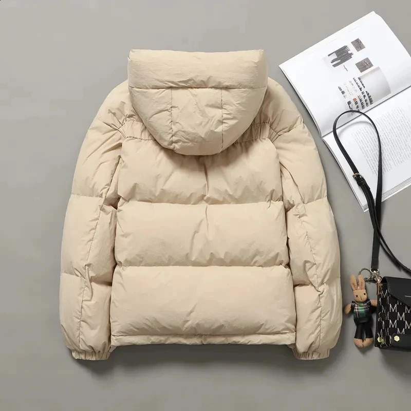 Women Jacket Autumn Winter Parkas Female Down Cotton Coat Femme Casual Short Warm Basic Outerwear Ladies Tops Overcoat 250827