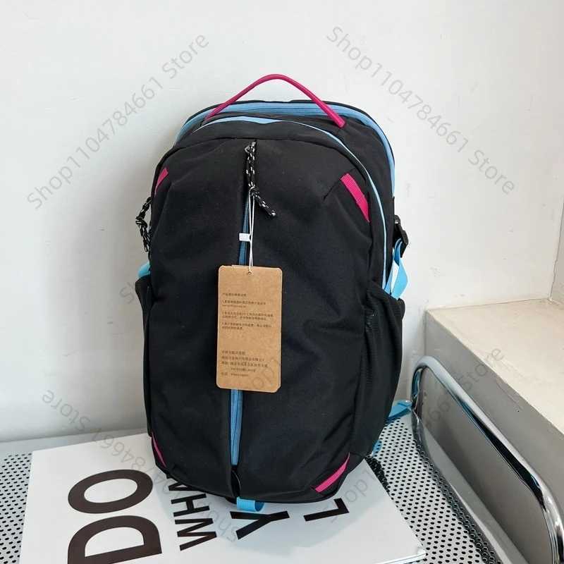 New Ba Doub Shoulder Bag Color Contrasting Shoulder Bag Outdoor Sports Color Contrasting Fashion Handbag Hiking Motorcycle Bag Y250828