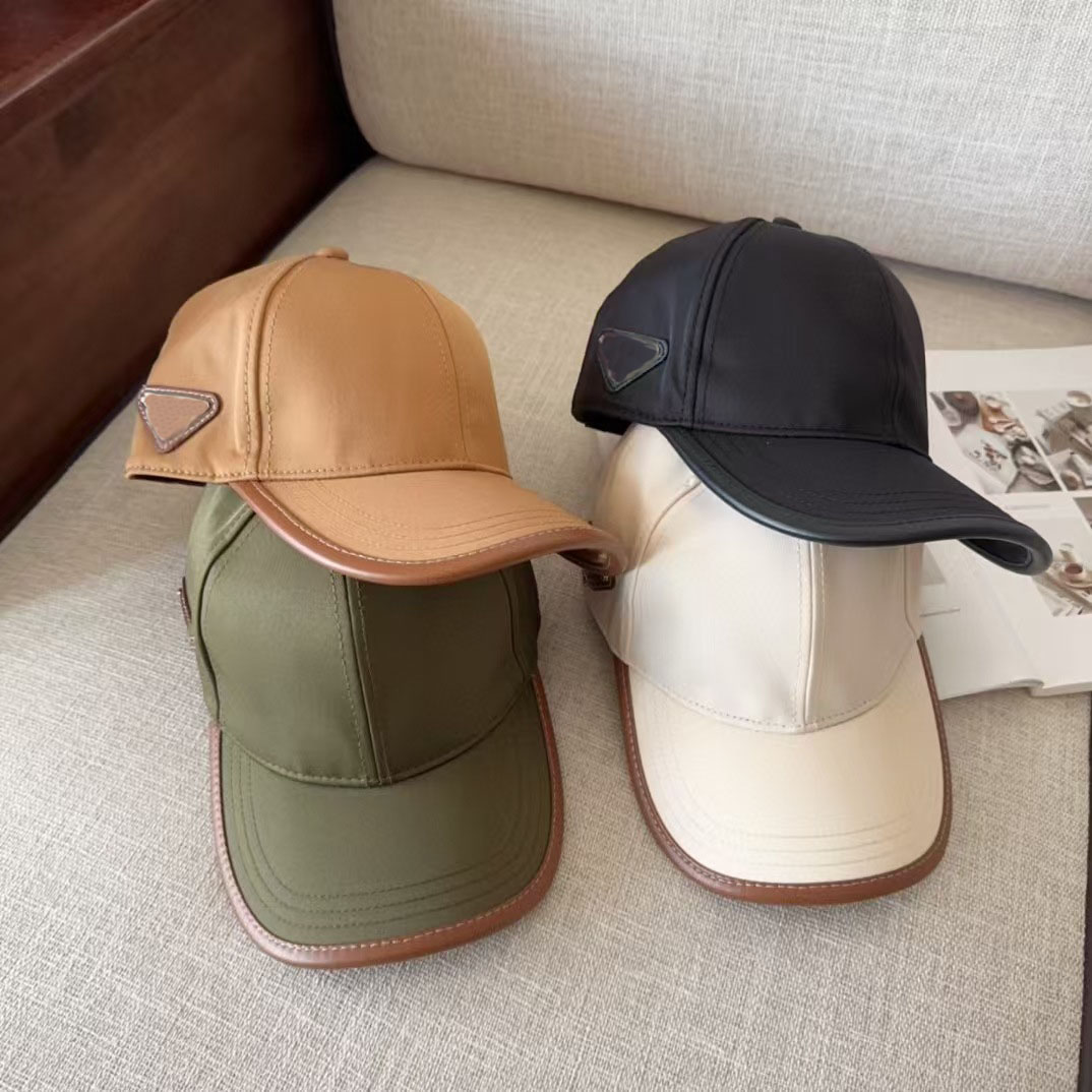 High-Quality Designer Unisex Baseball Cap -Correct Logo Brim, Casual Versatile Sun Hat