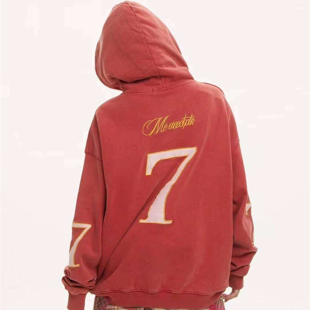 Unisex European American High Street Hoodie Men's Winter Jacket Distressed Washed Look Polyester/Cotton Hole Hood Loose Hip-Hop