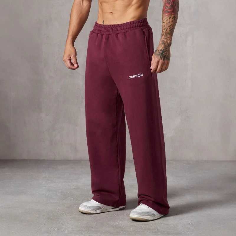 2025 American Style New Mens Sports Pants Spring Autumn Outdoor Jogging Muscle Embroidered Straight Casual Long Pants X250828