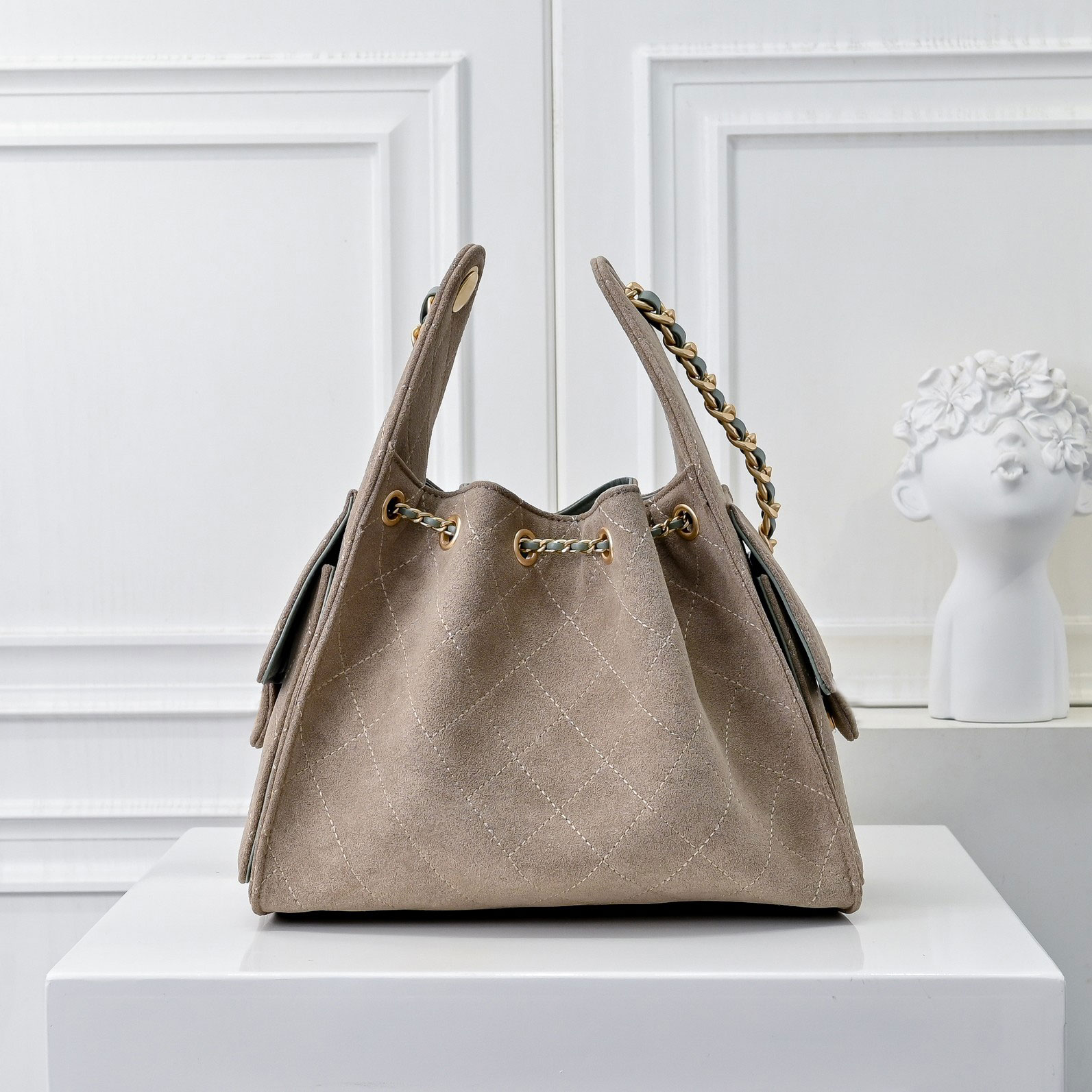 Suede 25c Hobo bag Winter Drawstring Tote Capacity Underarm Hippie Women's Fashion Designer Weekend Large Shoulder Bag