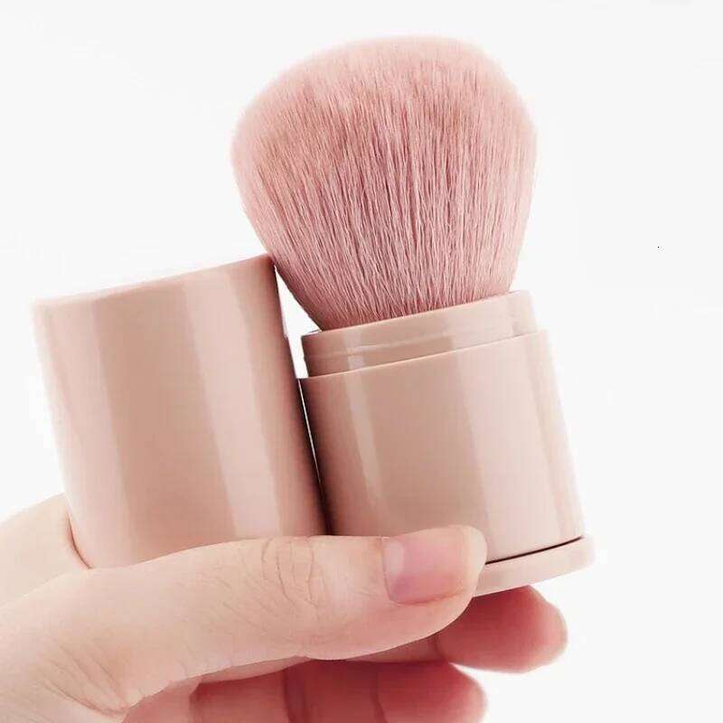 Quality Portable Mini Retractable Blush Soft Loose Powder Foundation Brush lti Functional Nail Beauty Makeup Tool X250828