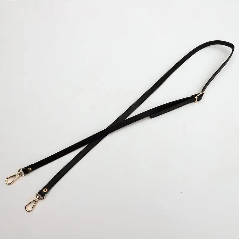 128cm PU Leather Bag Strap Long Adjustable Crossbody Strap Bag Belt Replacement Belt Shoulder Strap 1.2cm Wide Bags Handles 250820