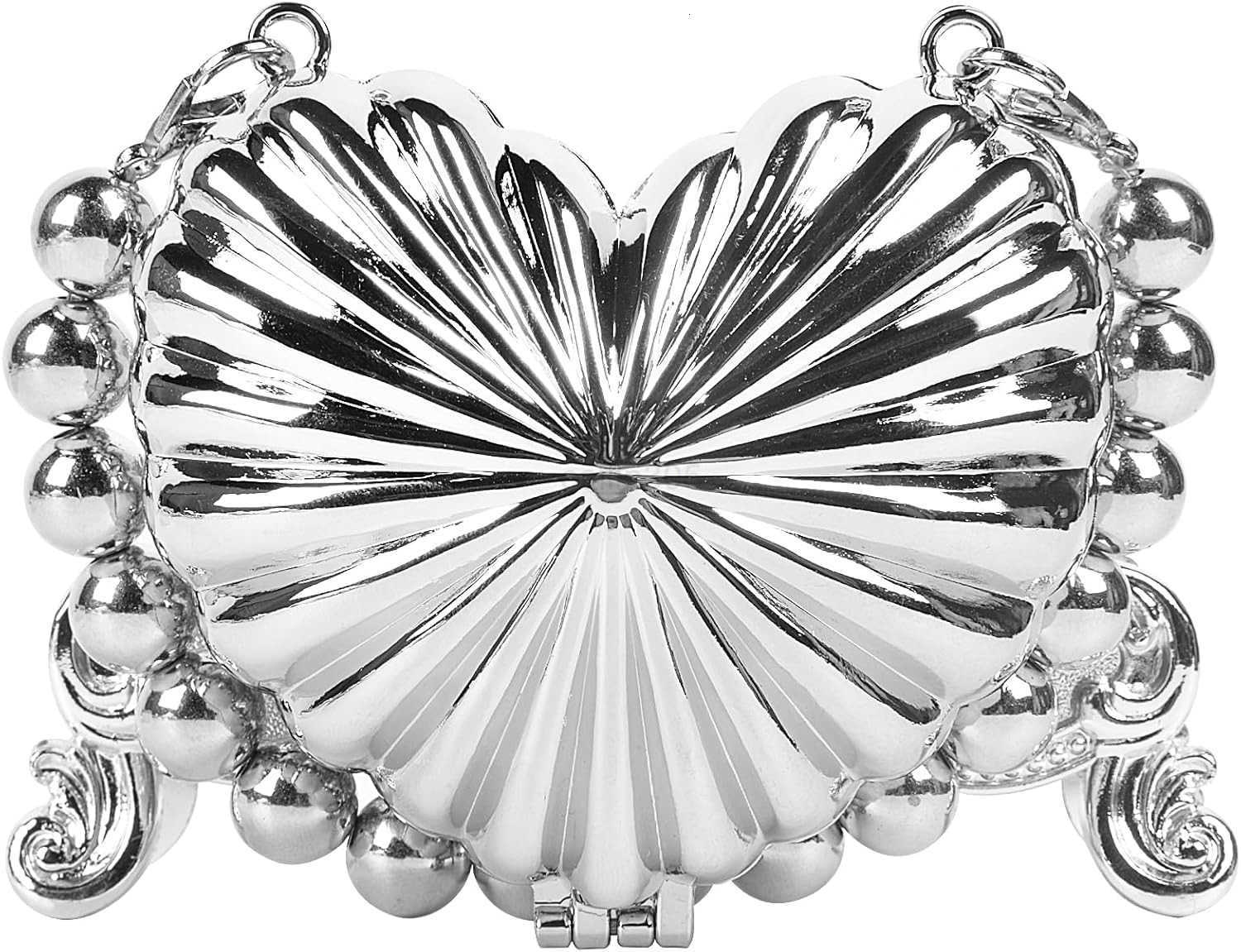 Mini Evening Bag Metal Purse Crossbody Handbag for Girls Kid Women Bowknot Shell Heart Star Shoulder Bag for Wedding Z25909