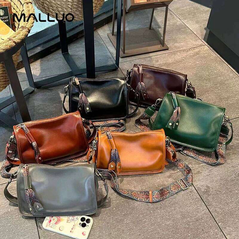 Woman Cowhide Genuine Bag Women High Quality Soft Leather Fashion Crossbody Bags Female Shoulder Handbag Lady