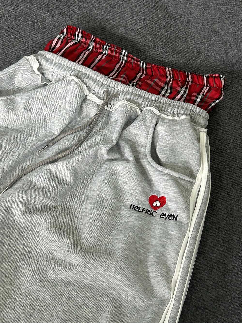 American Retro College Style Loose Fit TwoPiece Set with Double Waist Head Fake Bathroom Pants for Sports Leisure 2025 Fashion X250828