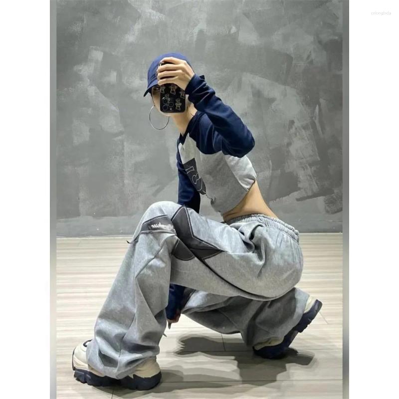 Women's Pants Hip Hop Five-point Star Women Fashion High Waist Trousers Loose Jogging Sweatpants Casual Y2k Wide Leg Streetwear Z260314