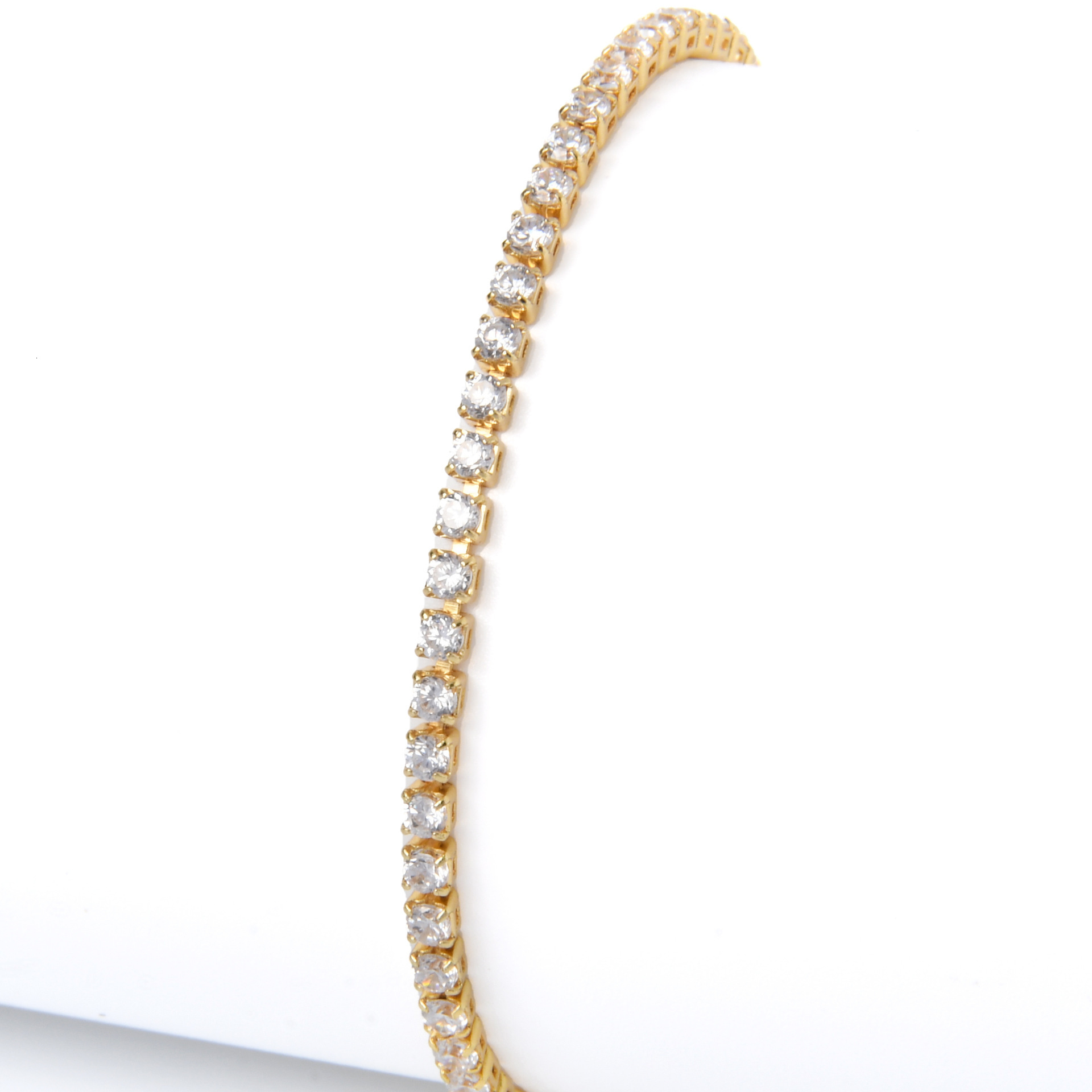 with Positioning Beads, Shiny Light Zircon Inlaid Versatile Bracelet