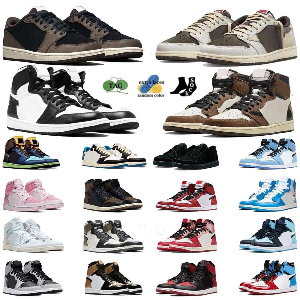 2024 1 Basketball Shoes 1s University Blue Trophy Room Chicago Red High OG Hyper Royal Barely Orange Digital Pink Men Women Sports Sneakers EUR 36-47