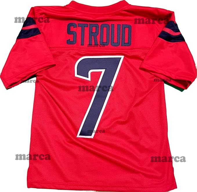Personalized Custom Football Jersey CJ Stroud Stefon Diggs Derek Stingley Jr. Devin Singletary Robert Woods Davis Mills Dameon Pierce Classic Jerseys033
