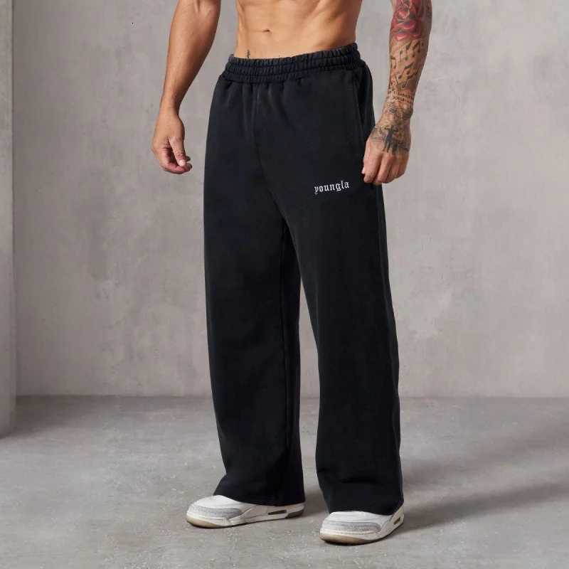 2025 American Style New Mens Sports Pants Spring Autumn Outdoor Jogging Muscle Embroidered Straight Casual Long Pants X250828