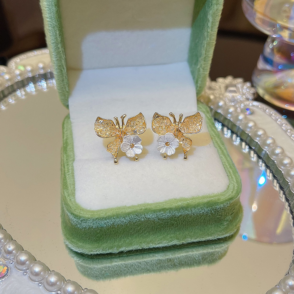 Exquisite butterfly earrings insect earrings party fashion all-match women's earrings exquisite jewelry