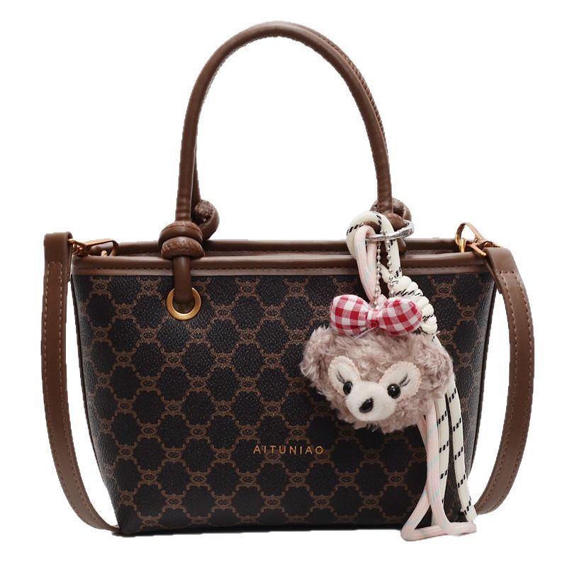 Vintage Print Basket Designer Bag Bucket Bag For Women Luxury Bag Exquisite Handbag Light Luxury High Value Free Delivery To Your Door Single Shoulder