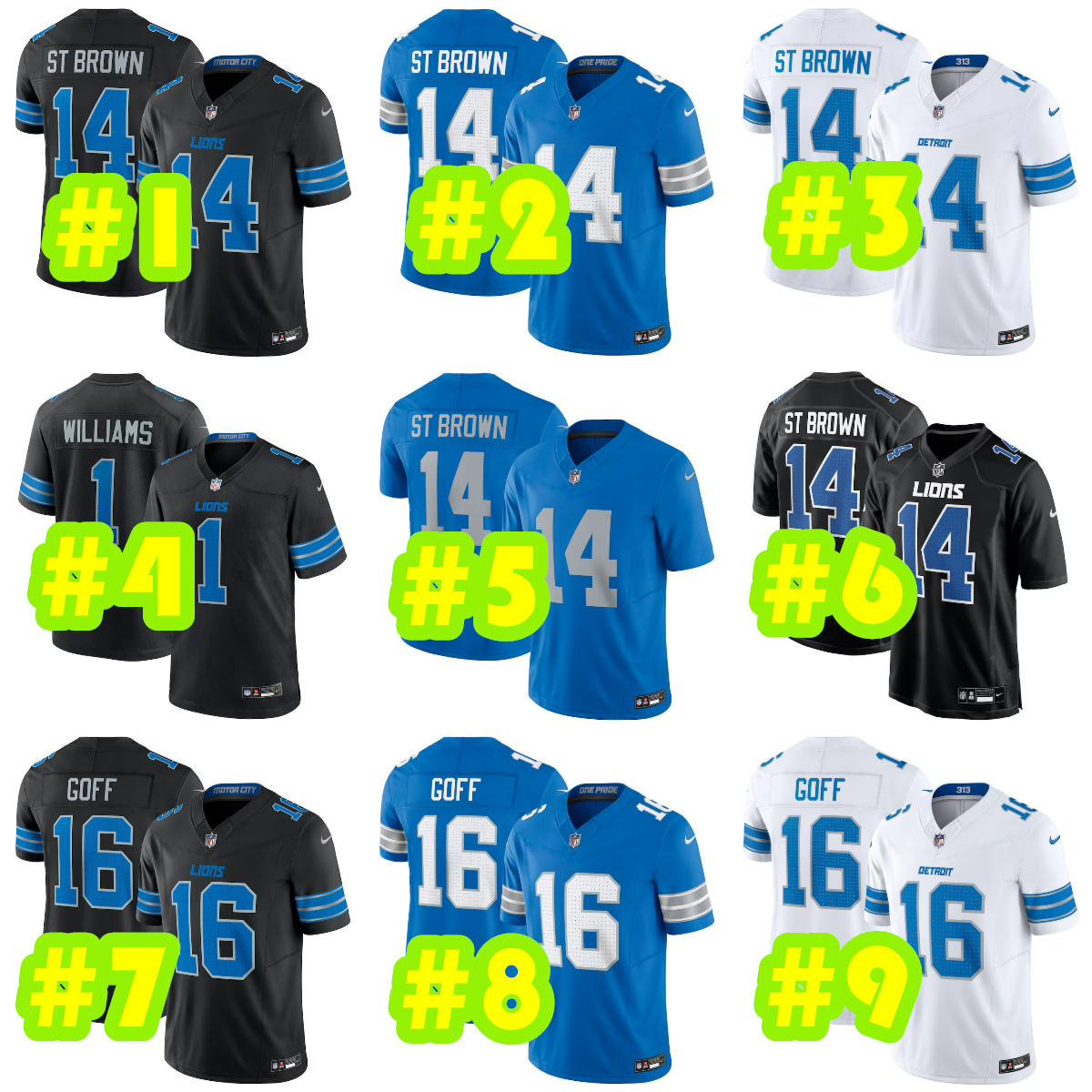 16NFCteam Saquon Barkley Cooper DeJean Football Jersey Jalen Hurts CeeDee Lamb Dak Prescott Malik Nabers Jaxson Dart Abdul Carter Jayden Daniels Wholesale