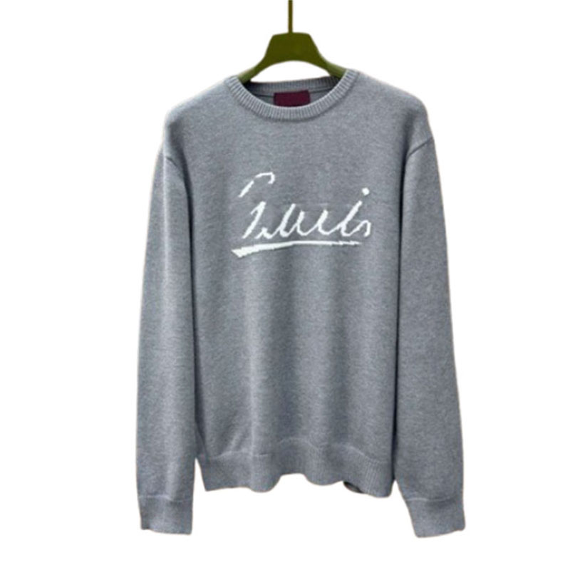 high quality designer clothing mens sweaters fashionable luxury knitted long sleeved sweaters mens jacquard letter classic sweaters 222