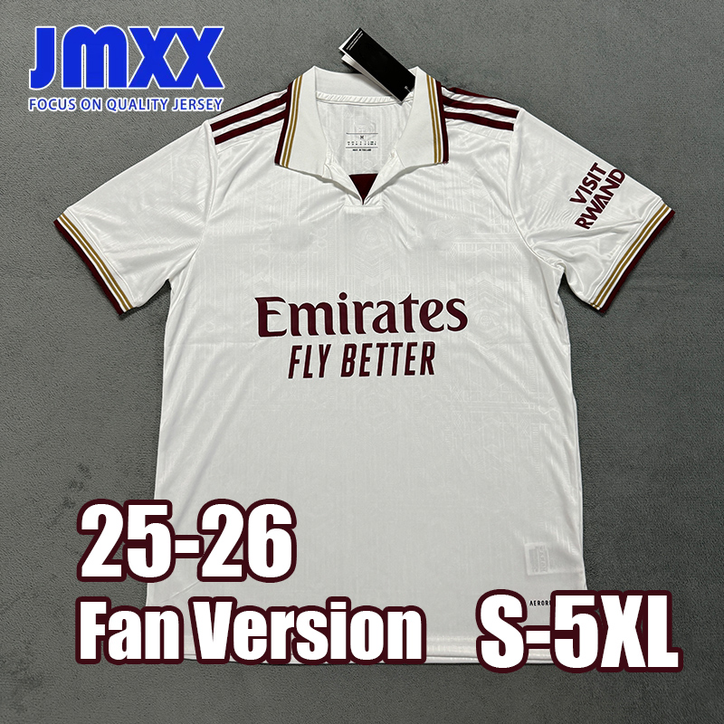 5XL 4XL XXXL JMXX 25 26 ARS Arsenaoles Soccer Jerseys Home Away Third Goalkeeper Pre Match Training Special Mens Jersey Man Football Shirt 2025 2026 Fan Version