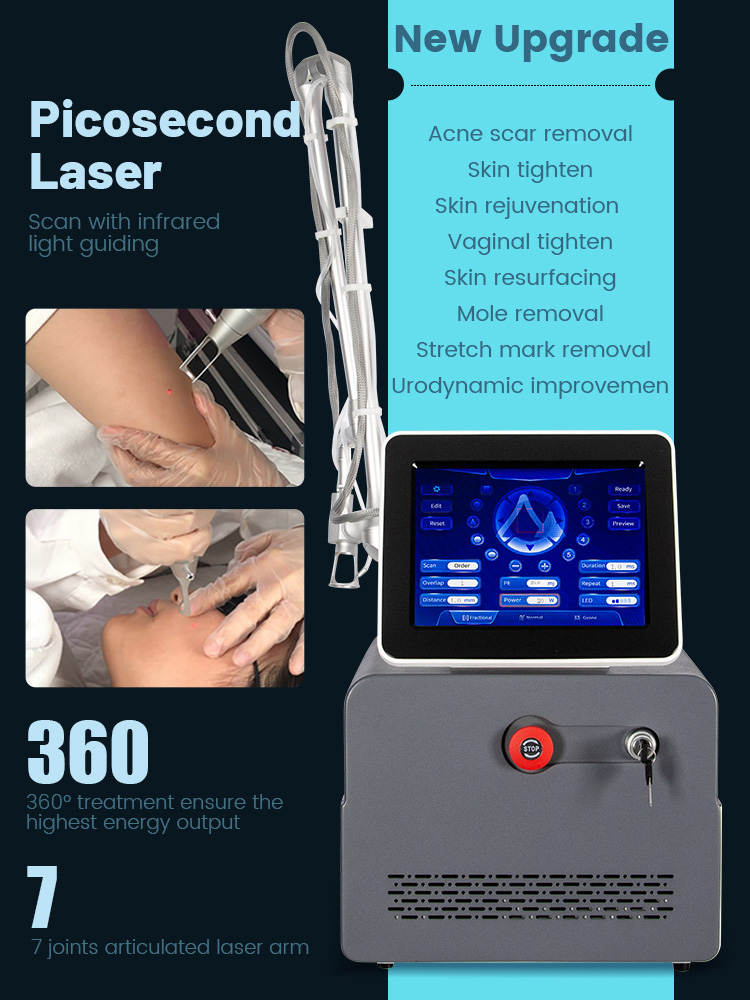 Professional Vertical Co2 Fractional Laser Technology Compact Skin Resurfacing & Deep Scar Removal Equipment