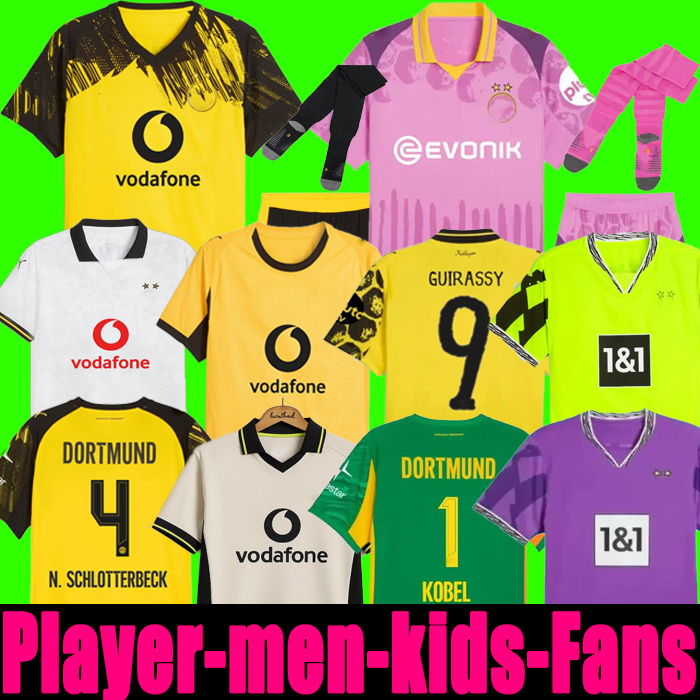 DoRTmuNDes 50TH Special Edition 24 25 26 Soccer Jerseys Kit Fourth 4th SANCHO 2024 2025 26 HALLER REUS MOUKOKO BRANDT Trikot Anniversary Football Shirt Size S- 4XL